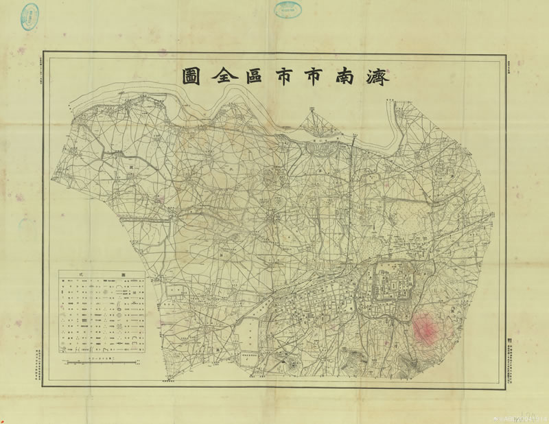 1933年《济南市市区全图》插图