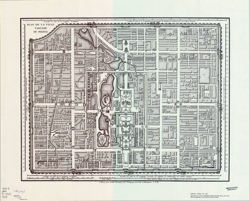 1765年《北京内城地图》插图