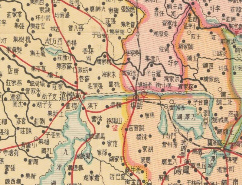 1938年《安徽省明细地图》插图1