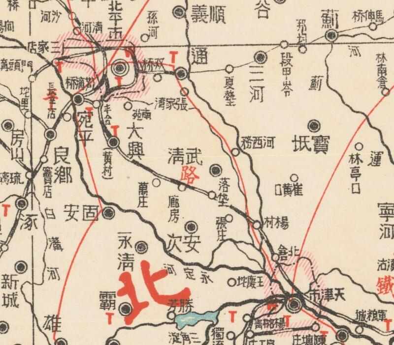 1937年《绥察热三省明细地图》插图1