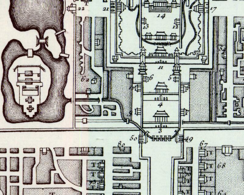 1765年《北京内城地图》插图1