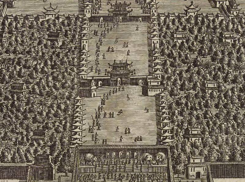 1665年《荷使初访中国记》中的北京地图插图2