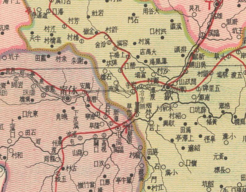 1938年《安徽省明细地图》插图3