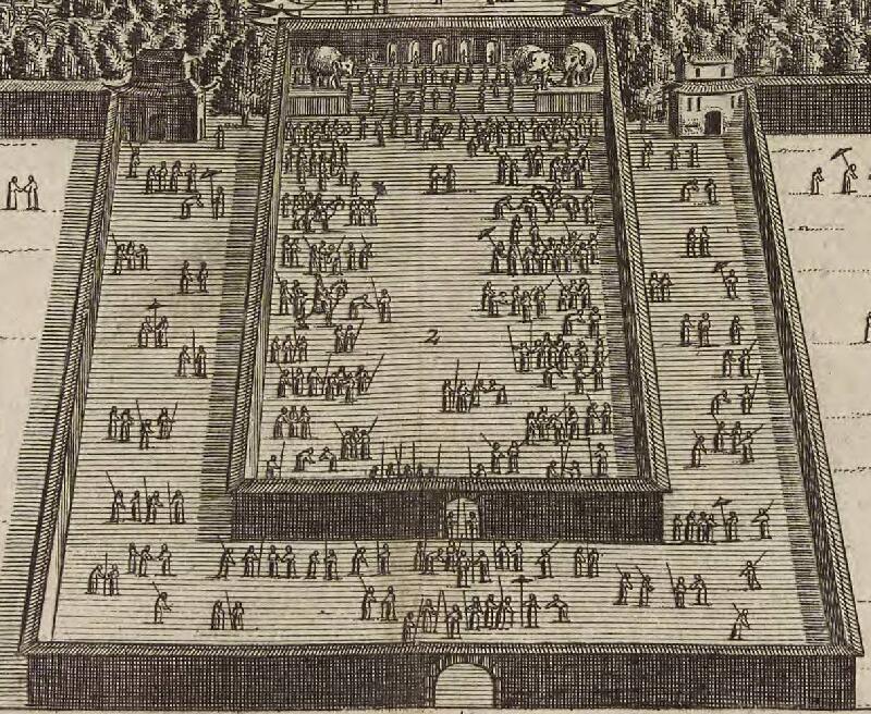1665年《荷使初访中国记》中的北京地图插图3