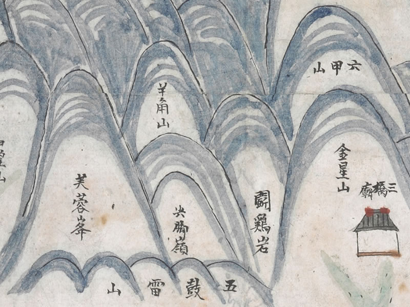 1823年《金华县舆图》插图3