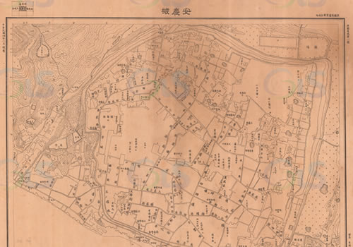 1915年《安庆城》地图