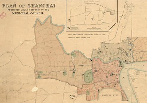 1904年《上海城市规划地图》