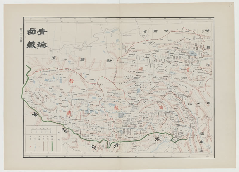 1905年青海西藏地图插图