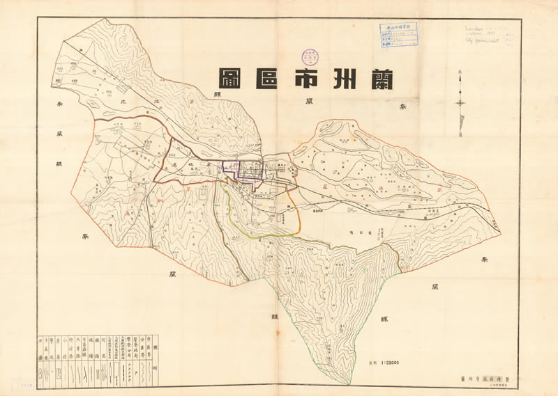 1947年《兰州市区图》插图