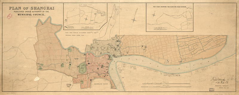 1904年《上海城市规划地图》插图