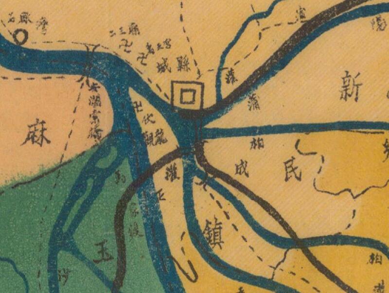 1941年《灌县平面图》插图1
