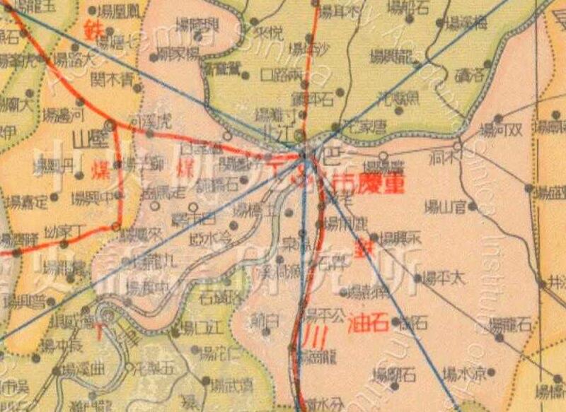 1940年《四川分县详图》插图1