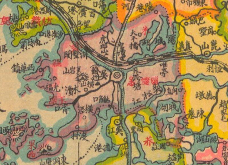 1927年《江苏明细地图》插图1