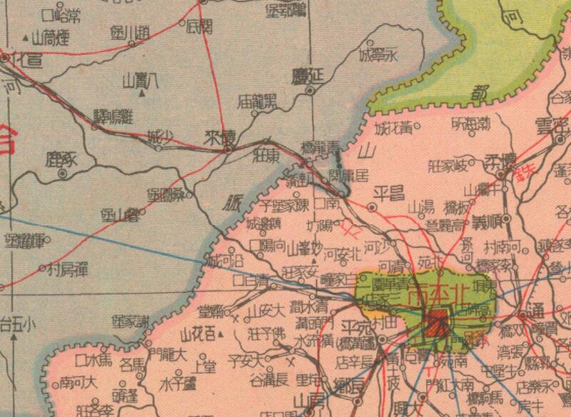 1947年《华北各省交通详图》插图1