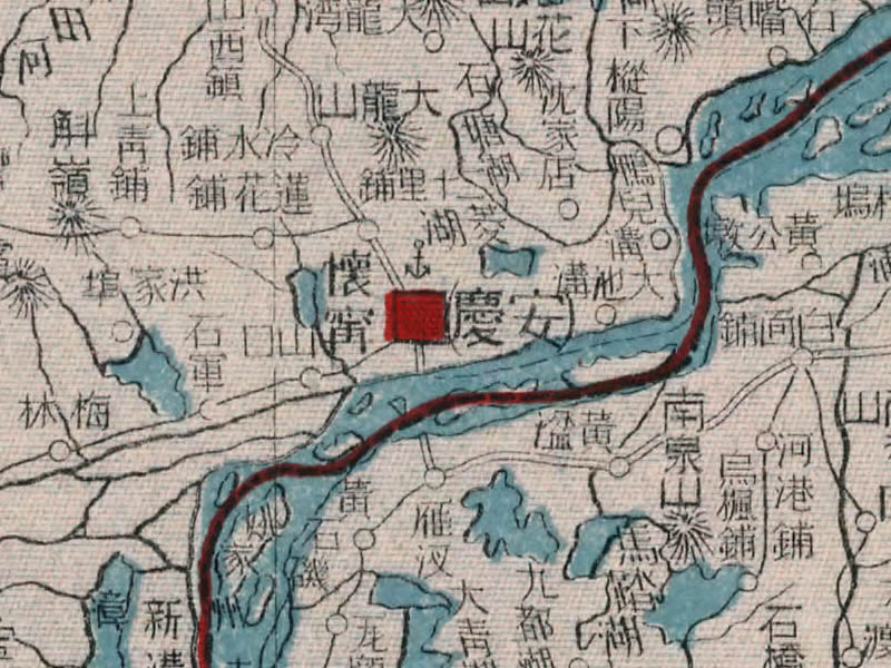 1917年《安徽省》地图插图3