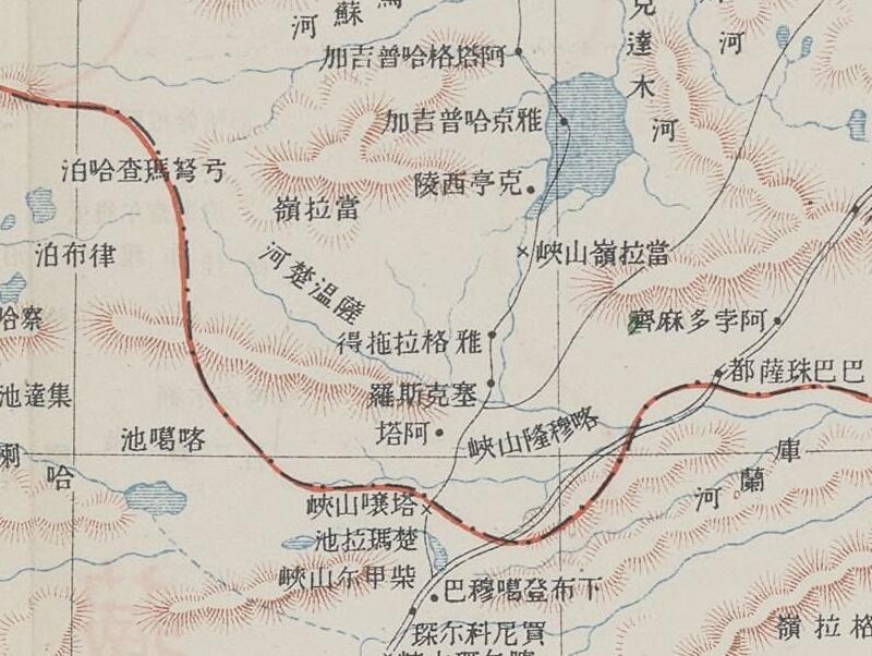 1905年青海西藏地图插图3