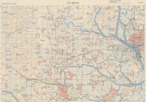 1949年佛山双语地图
