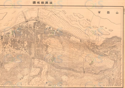 1931年《潼关县城图》