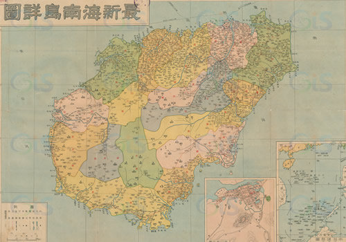 1947年《最新海南岛详图》