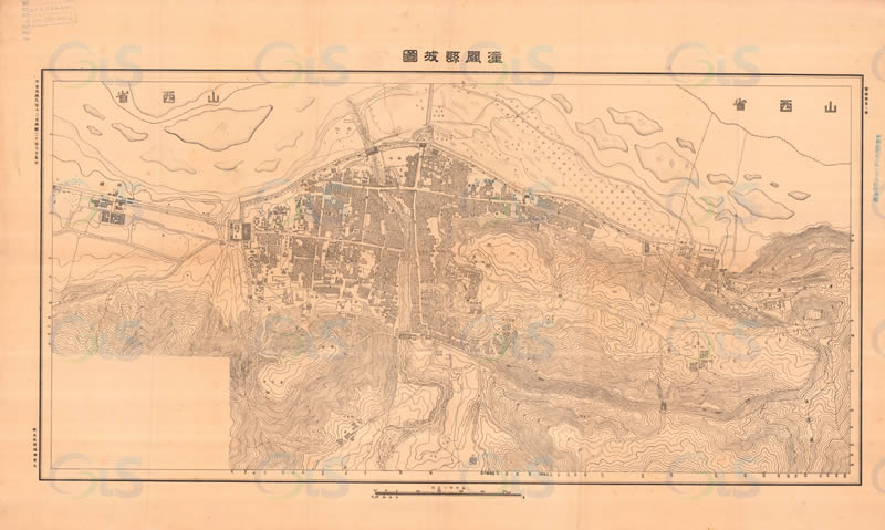 1931年《潼关县城图》插图