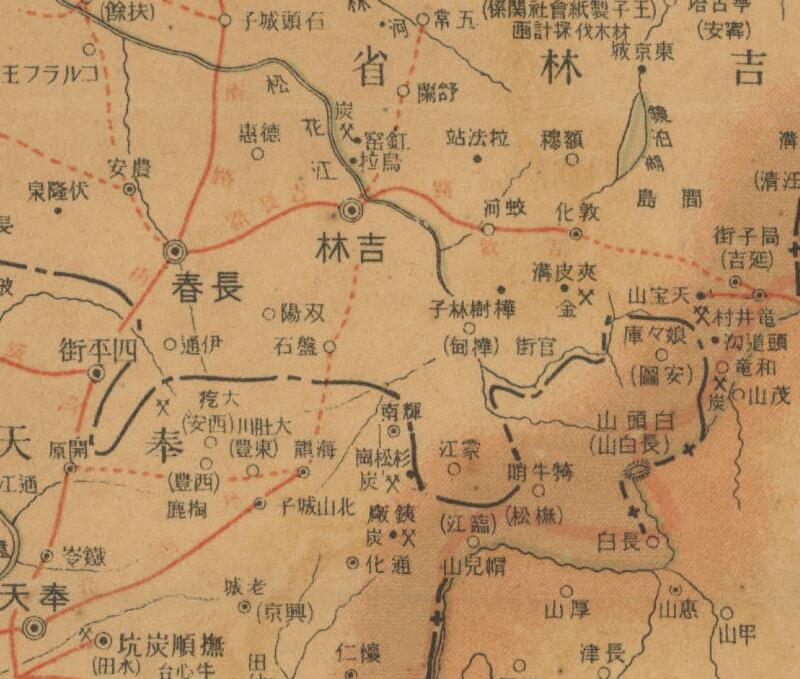 1928年《满蒙及接壤地方图》插图1