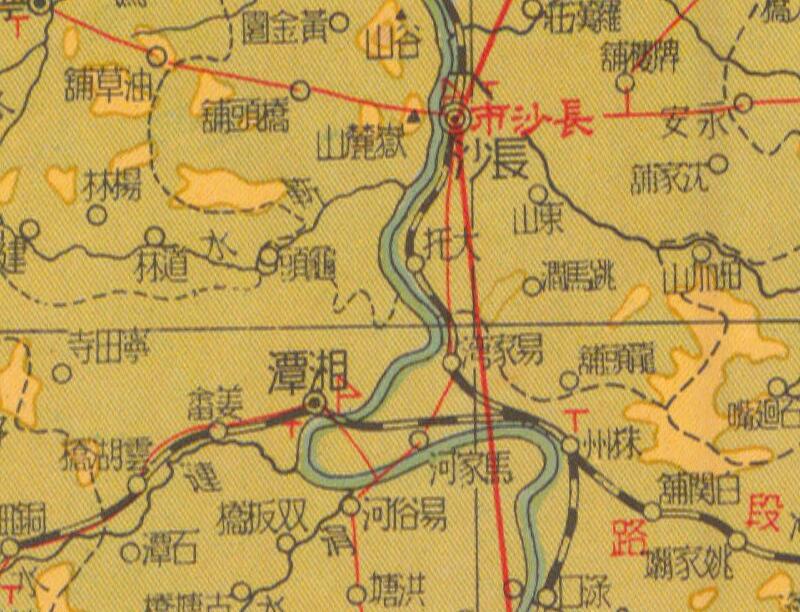 民国时期《湖南省全图》插图1