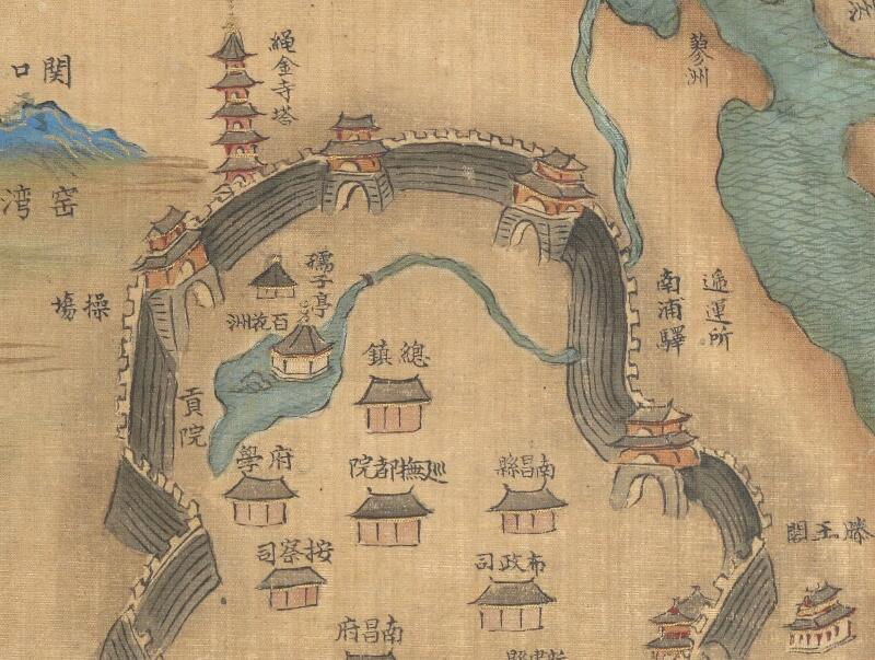 1682年《南昌府治图》插图1