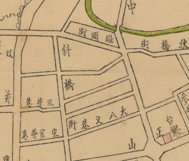 民国时期：镇江城市全图插图1