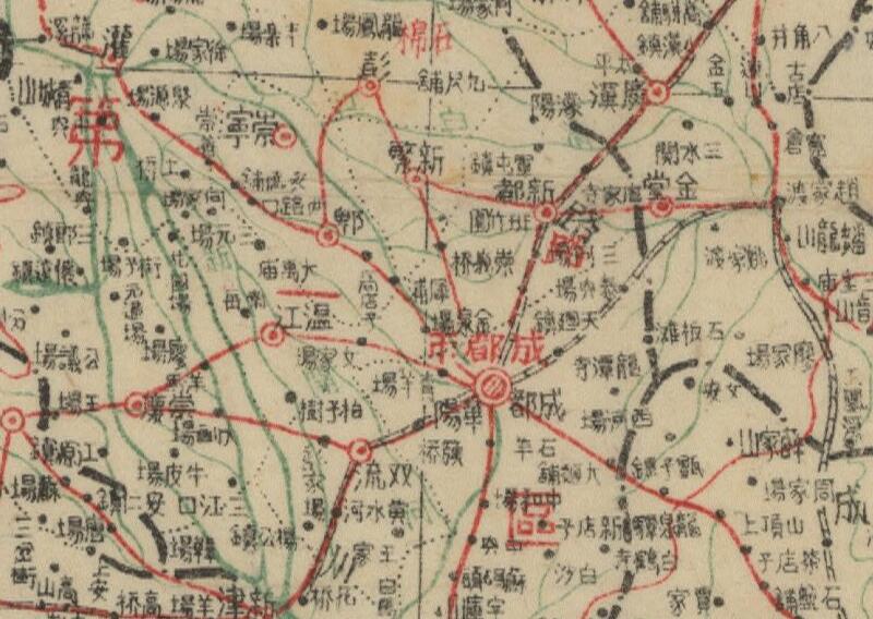 1940年《四川省地图》插图1