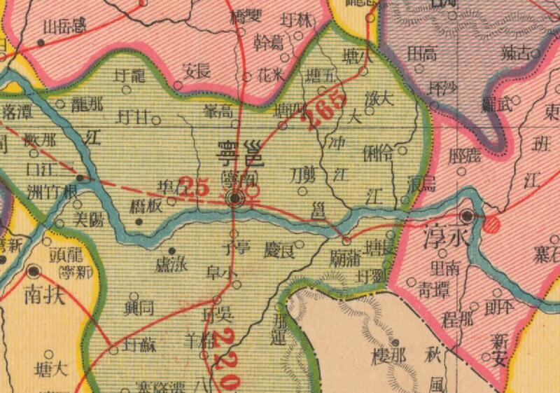 1937年《广西省明细地图》插图2