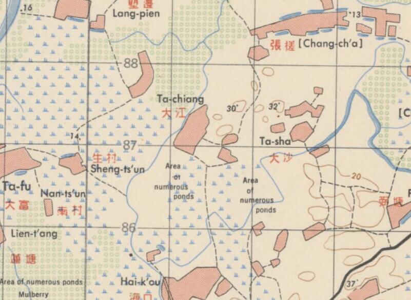 1949年佛山双语地图插图3