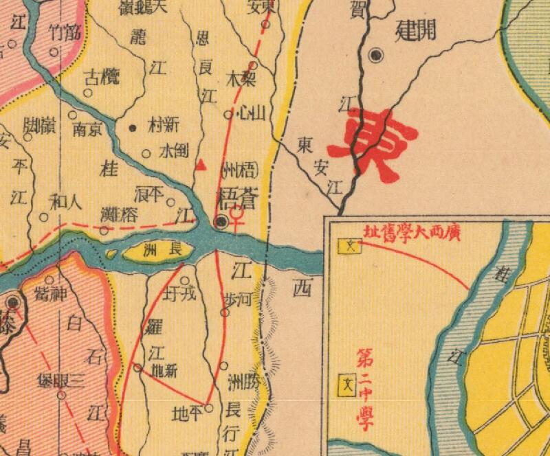 1937年《广西省明细地图》插图3