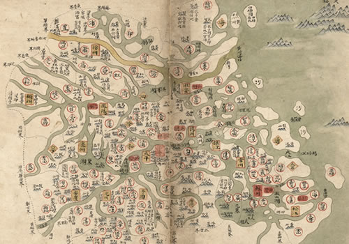 1754年安徽省江苏省地图