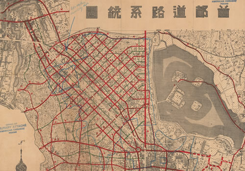 1932年南京《首都道路系统图》