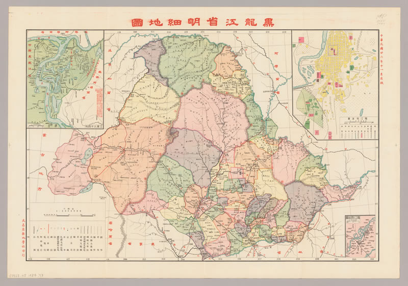 1937年《黑龙江省明细地图》插图