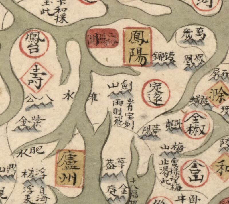 1754年安徽省江苏省地图插图1