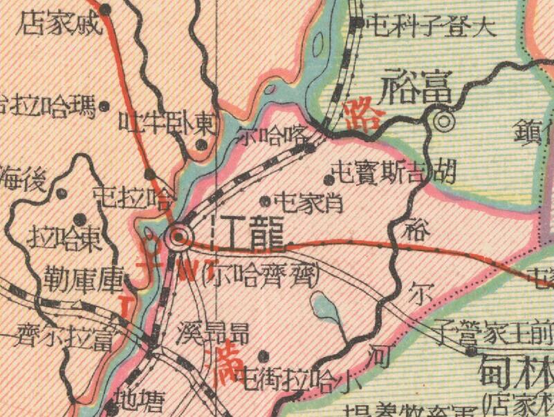 1937年《黑龙江省明细地图》插图2