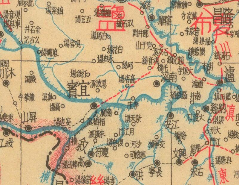 1944年《实用四川地图》插图2