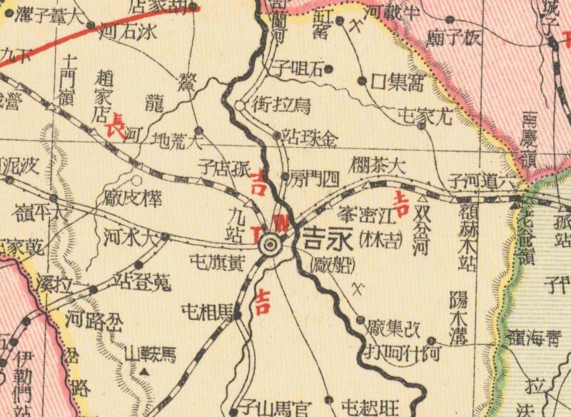 1937年《吉林省明细地图》插图3