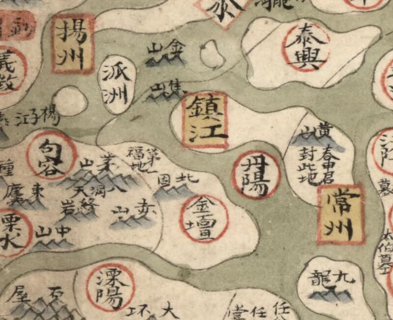 1754年安徽省江苏省地图插图3