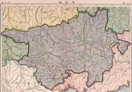 1917年《广西省》地图