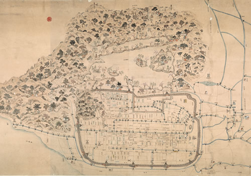1716年《杭城西湖江干湖墅图》