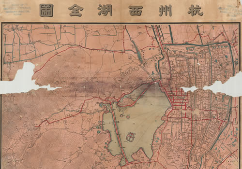1929年《杭州西湖全图》