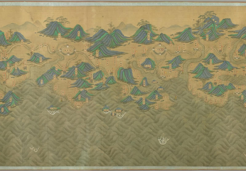 清朝初期《福建省海岸全图》超高清版插图2