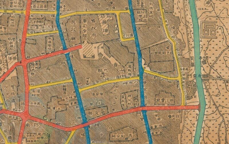 1930年《贵阳市道路系统图》插图1