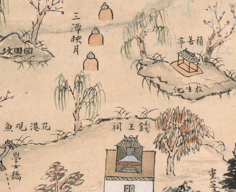 1716年《杭城西湖江干湖墅图》插图2