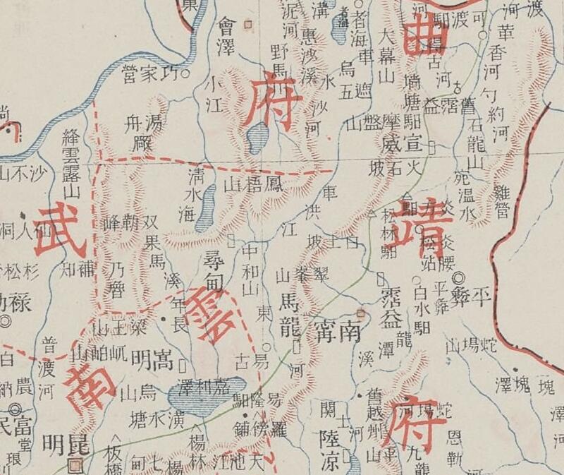 1905年《云南省》地图插图2