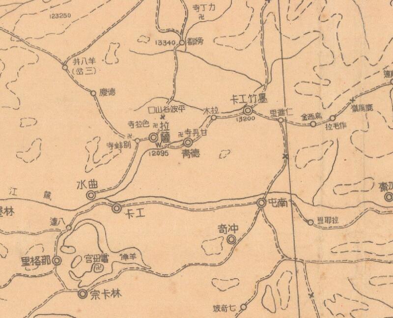 1943年《青康藏地图》插图2