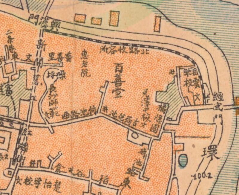 1929年《长沙市》地图插图2