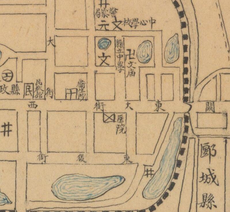 1942年《河南省郾城县全图》插图2